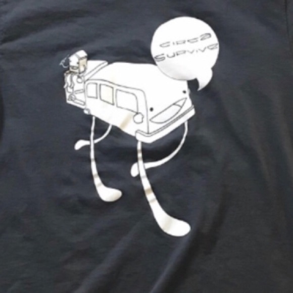 CIRCA SURVIVE Men’s Band T-Shirt in Grey and White - Picture 1 of 7